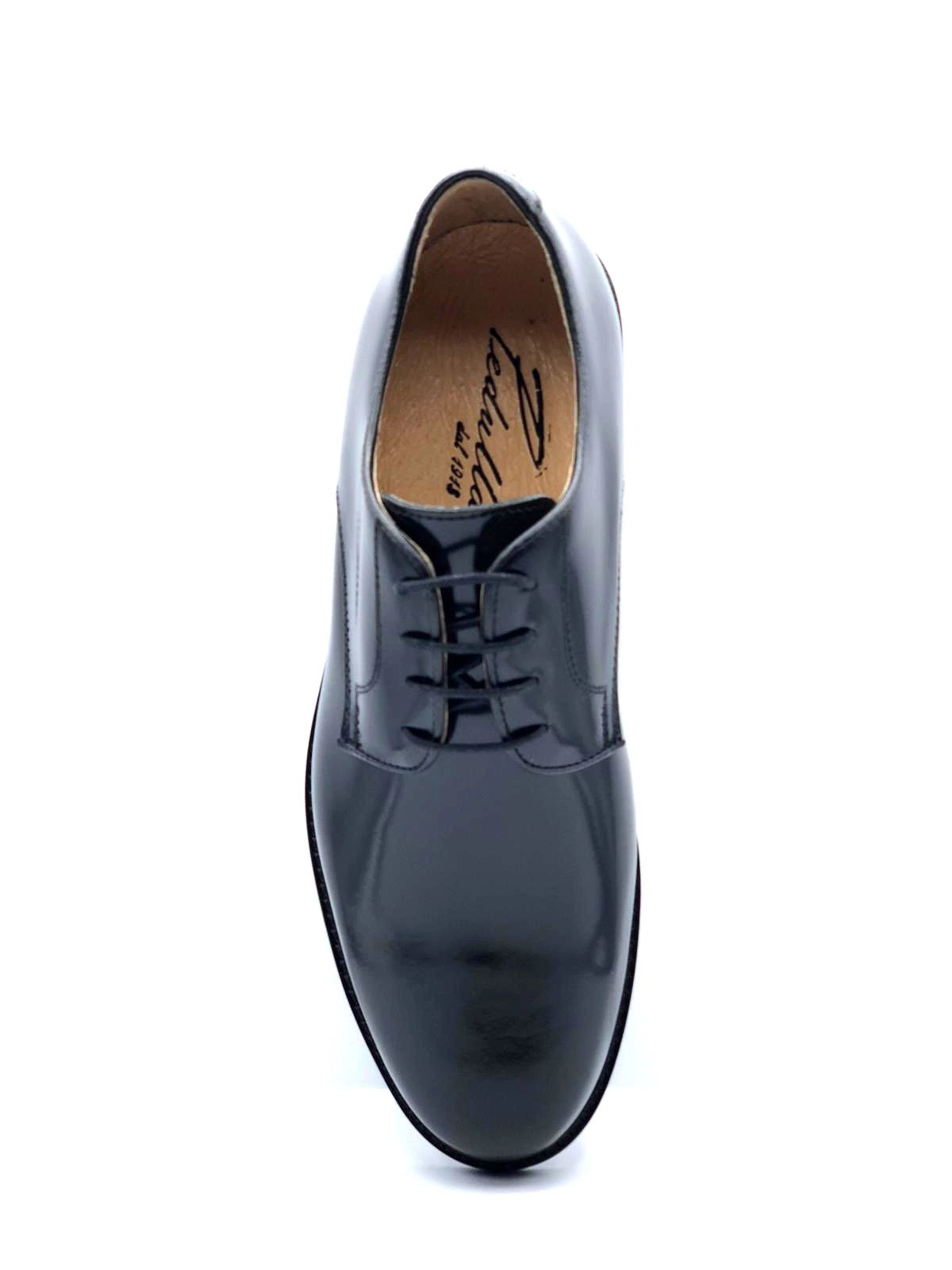 SCARPA UOMO DERBY PELLE NERO, SUOLA CON DOPPIO CUOIO (sapio) 901A