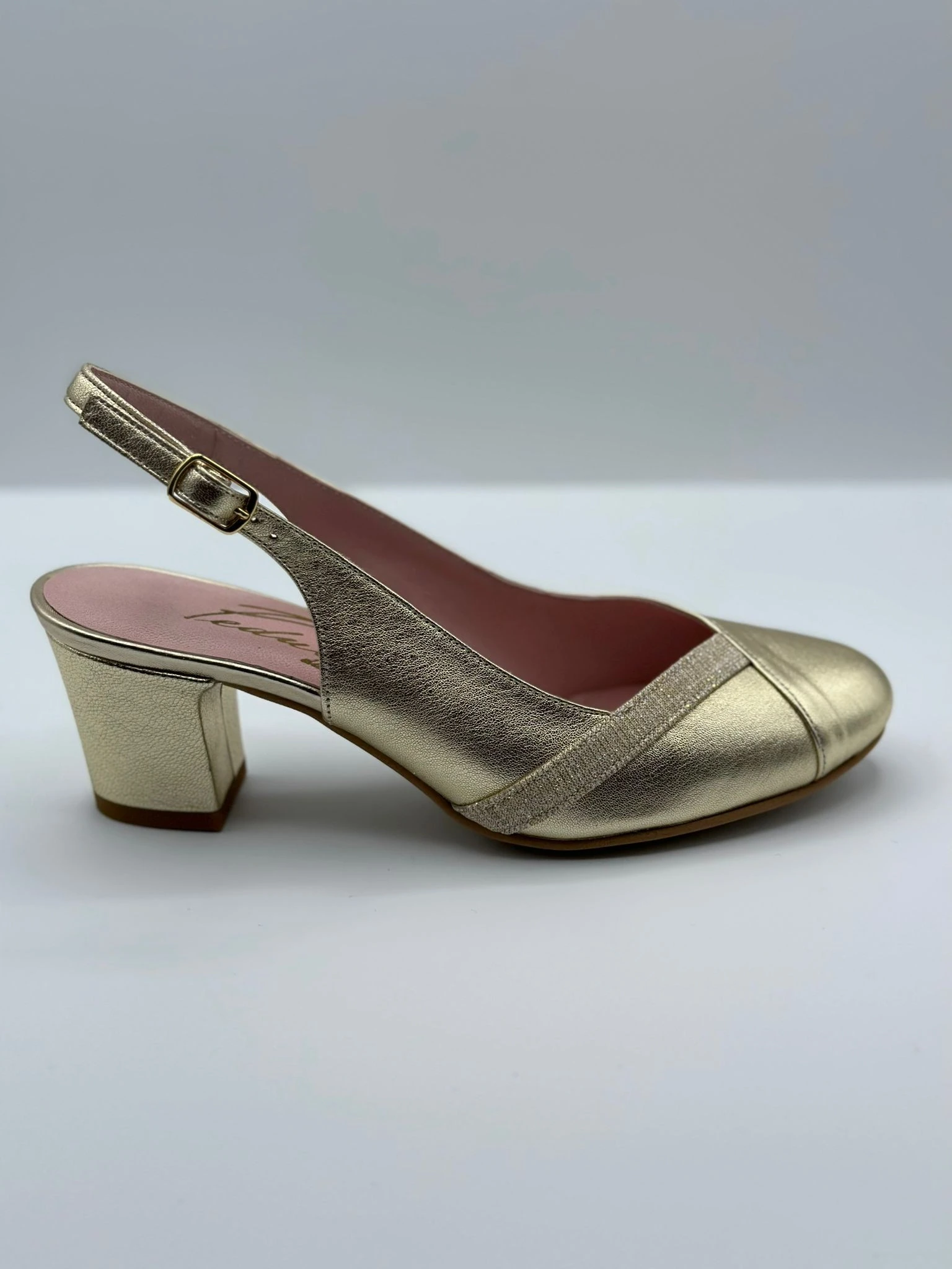 SCARPA DONNA PEDULLA' ARGENTO E PLATINO T.50 art. 804