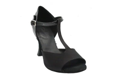 SCARPA DONNA DA BALLO PEDULLA' ART. AURORA RASO VERNICE NERO TACCO 7,5 CM