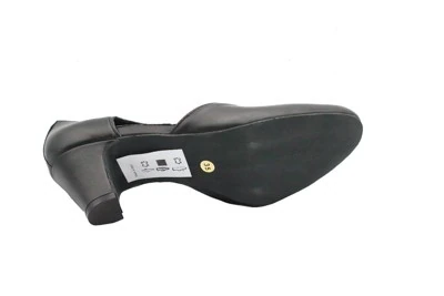 SCARPA DONNA DA BALLO ELASTICO PEDULLA' ART. T-BAR MOD. CUCCARINI NERO TACCO 5 CM