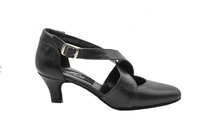 SCARPA DONNA DA BALLO PEDULLA' ART. 75 MOD. CUCCARINI NERO TACCO 5 CM