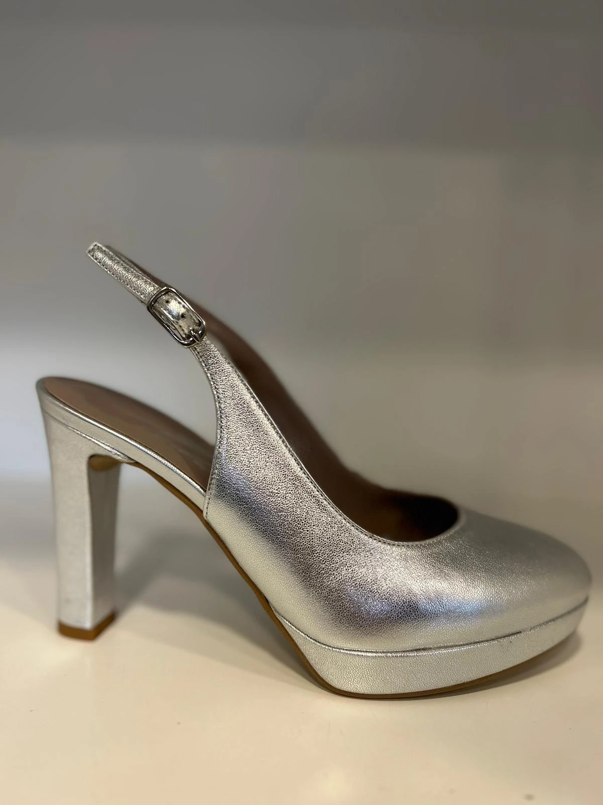 SCARPA DONNA PEDULLA' ARGENTO-ORO-ROSE GOLD T.70 art.843
