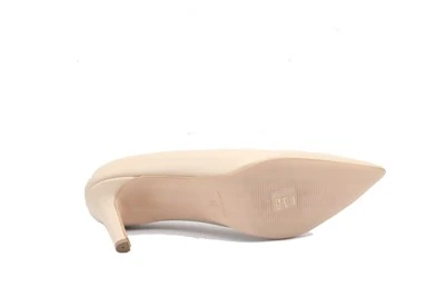 SCARPA DONNA CONFORT DÉCOLLETÉ PREGUNTA ART.4201 PELLE NUDE TACCO 7 cm