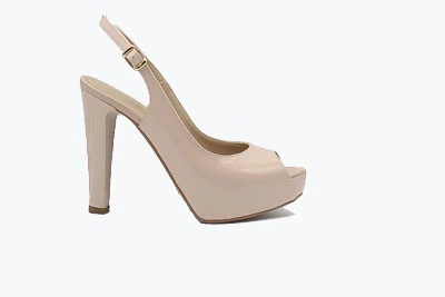 SCARPA DONNA PEDULLA' CERIMONIA 6433 VERNICE CIPRIA TACCO 12 cm PLATEAU 3 cm
