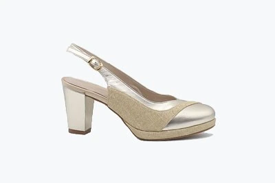 SCARPA DONNA PEDULLA' CERIMONIA 7013 SATIN PLATINO GALASSIA PLATINO TACCO 60 PLATEAU 1 CM