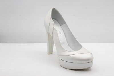 SCARPA SPOSA DÉCOLLETÉ PEDULLA' IN PELLE PERLA ART. 1529/C TACCO 11 CM PLATEAU 2,5 CM
