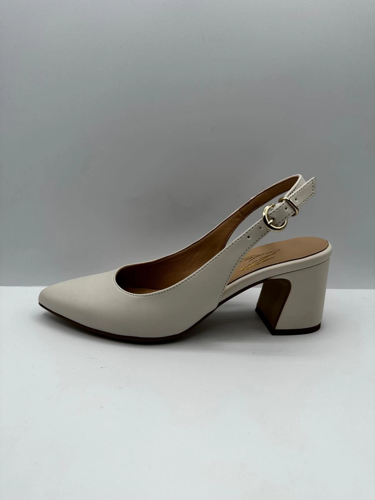 SCARPA SPOSA CON TACCO 50 COLOR BURRO art.774k016